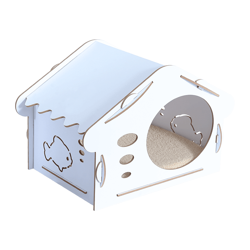 Wood board Crafted Pet Cave House